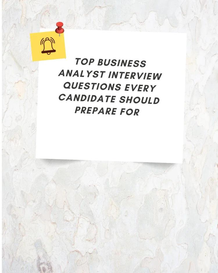 business analyst interview questions 