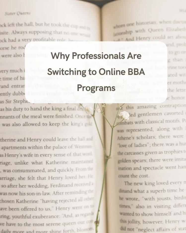 why online BBA is popular