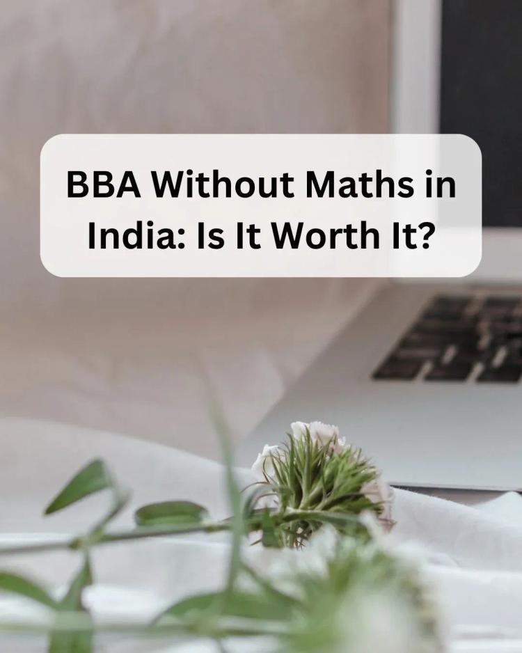 Amity Online BBA without maths in India